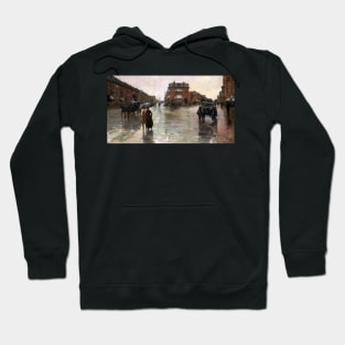 Rainy Day, Boston by Childe Hassam Hoodie